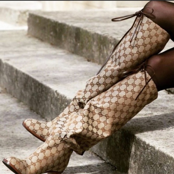 Gucci Shoes - New GUCCI canvas  boots ‼️Price FIRM‼️